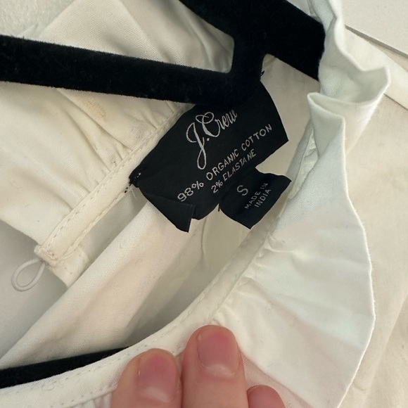 J. Crew Long Sleeve Ruffle Neck Top  - Size Small - Picture 2 of 3